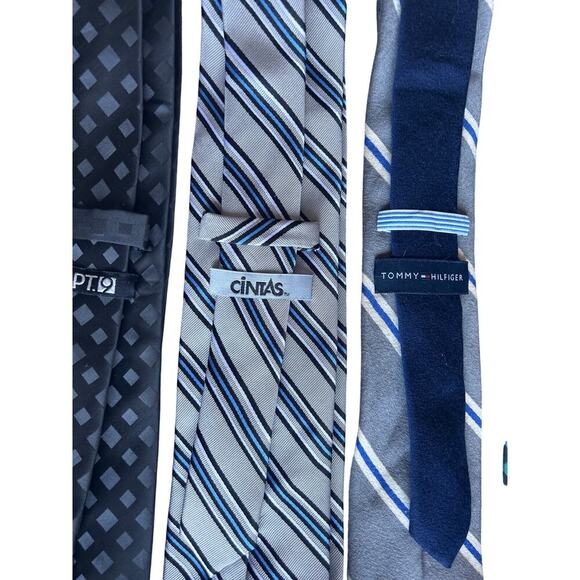 7 Men’s Ties NWOT Name Brand Neckties Gap Covington Cintas Apt 9 Pierre Cardin - Picture 3 of 4